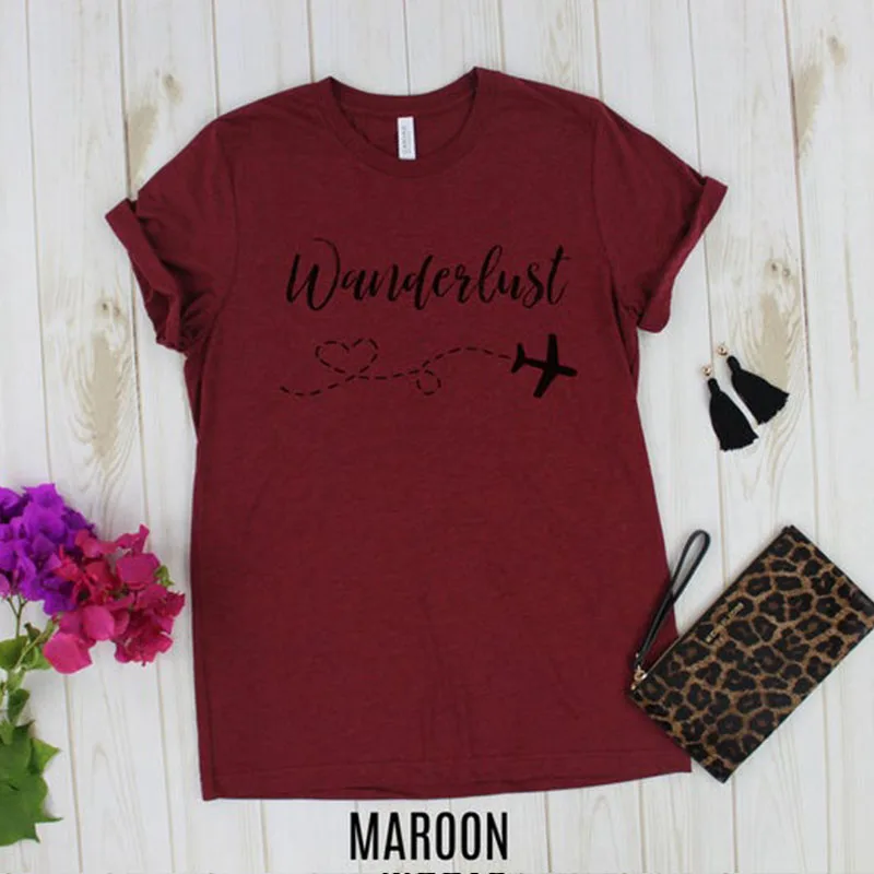 

Wanderlust Unisex short sleeve T-shirt