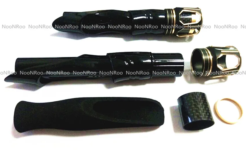 

5 Part a set ! Reel Seat Set Spinning Reel Seat + Grips + Aluminum +3K Carbon DIY Fishing Rod Building Repair components