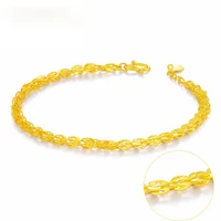 fashion 24k gold color plated bracelet for women elegant phoenix tail scale female bracelet anniversary wedding jewelry gift