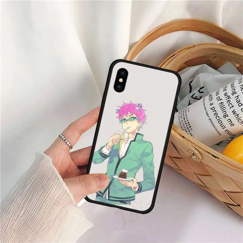 

Saiki Kusuo no Psi Nan luxury high quality Phone Case coque for iPhone 11 12 pro XS MAX 8 7 6 6S Plus X 5S SE 2020 XR