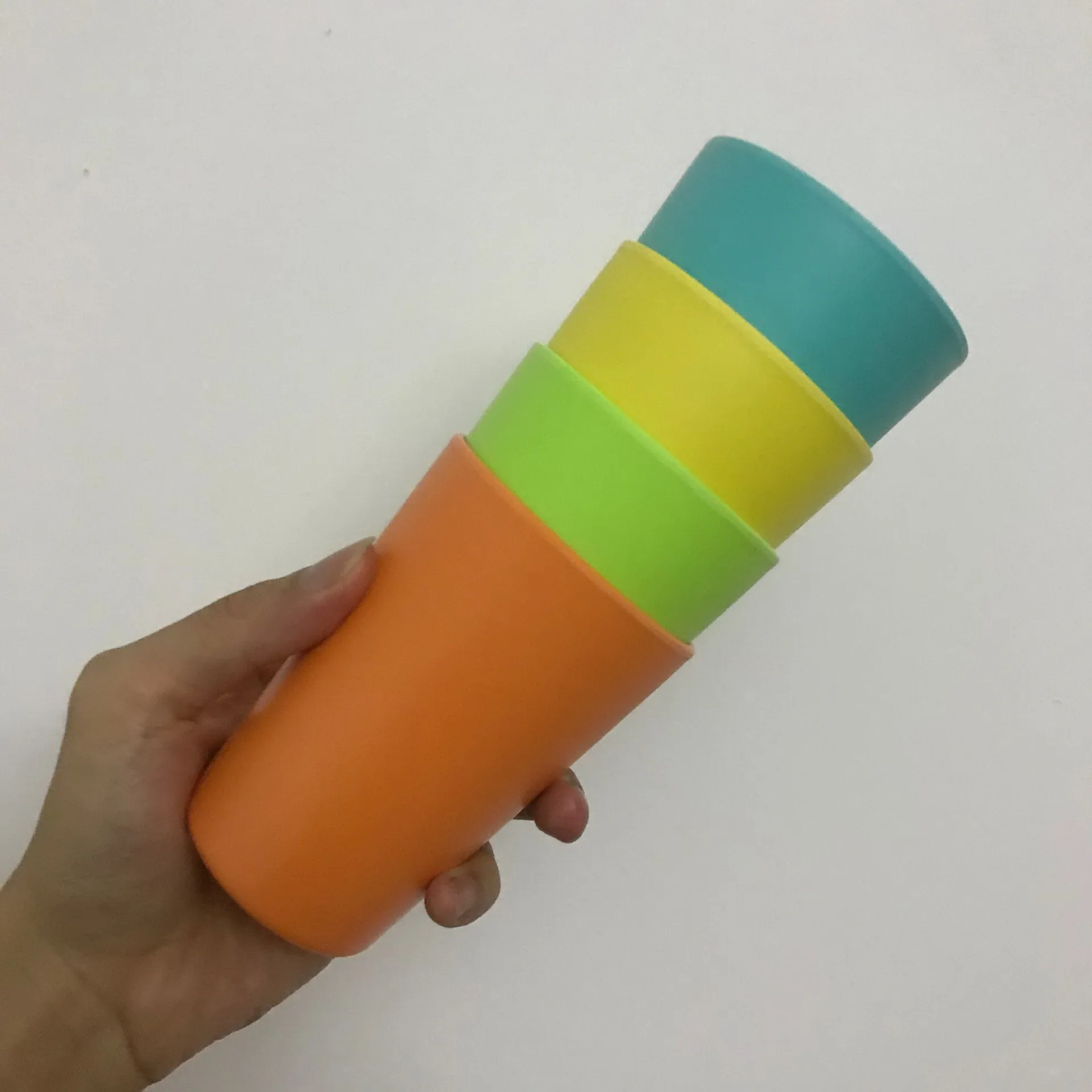 300 мл биоразлагаемые бамбуковые волокна питьевые кружки кофейные Детские зубные