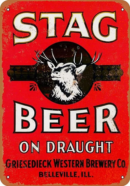 

Stag Beer Tin Sign art wall decoration,vintage aluminum retro metal sign,iron painting vintage decoration sign