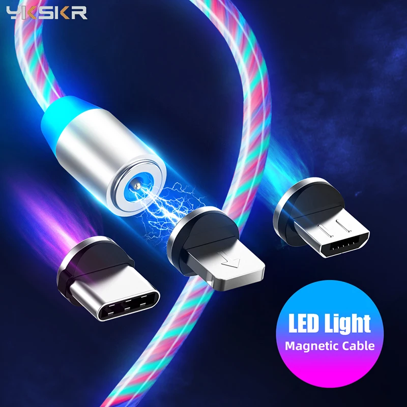 Магнитный кабель Micro Usb 1 м 2 зарядный провод для iphone X 11 Xiaomi HUAWEI P40 P30 Samsung S9 S8