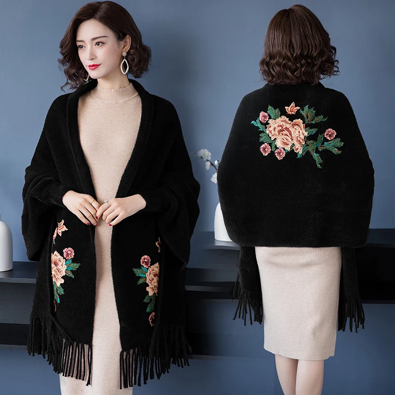 Заводская цена женский Винтажный стиль роскошный норковый мех теплый уютный