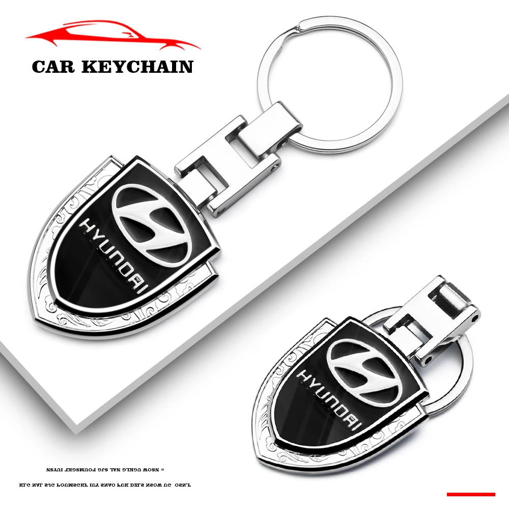 

Cute Metal Car Styling Keychain Key Rings Automobiles Parts Car Interior Supplies Key Rings For Hyundai I30 Tucson Accent Creta