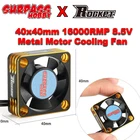 Кулер Surpass Hobby Rocket, 16000 обмин, алюминиевый, 40*40*10 мм, 8,5 в, для 110 18 4068 4092 4074 ESC, бесщеточный двигатель, Радиоуправляемый автомобиль