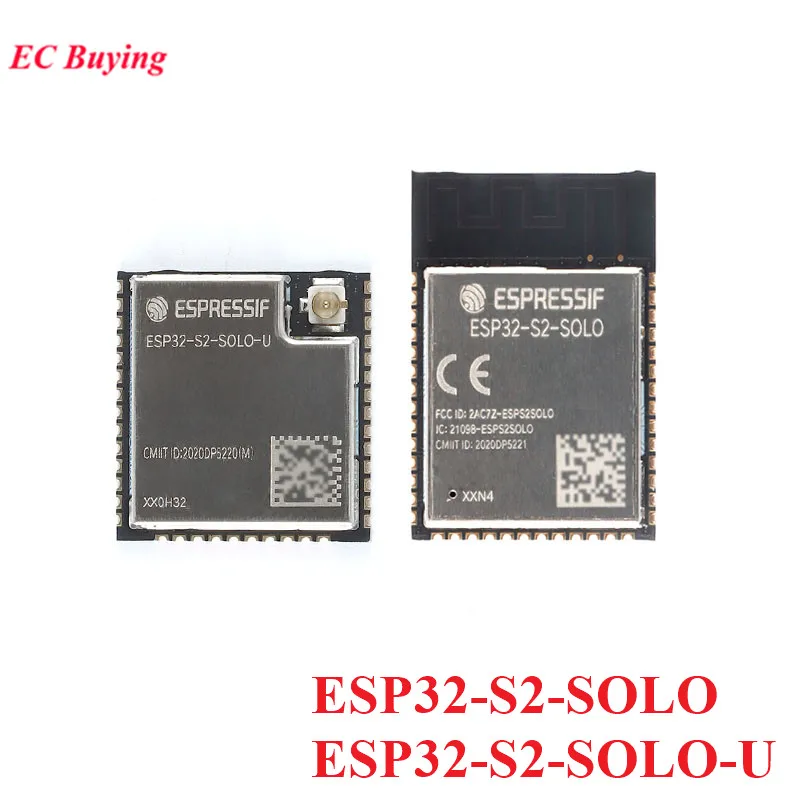 ESP32-S2-SOLO ESP32-S2-SOLO-U ESP32 S2 WiFi Wireless MCU Module Single Core Wi-Fi Compatible ESP32-WROOM for IOT ESP32-S2R2