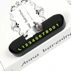 Автомобильная карточка с телефоном для временной парковки, табличка с номером автомобиля, стикер С телефонным номером, автостоянка, автомобильные аксессуары, Стайлинг автомобиля