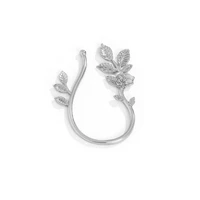all match geometric metal non pierced ear bone clip retro simple rose leaf ear hanging jewelry