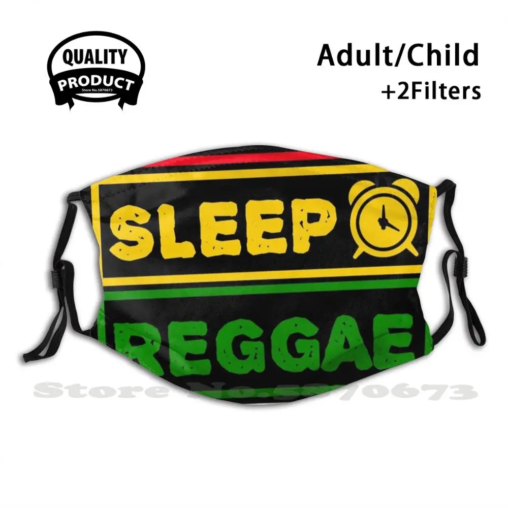 Подарочная маска для лица Reggae Rastafari Jamaica rastafaa с фильтром регги раста Ямака идея |