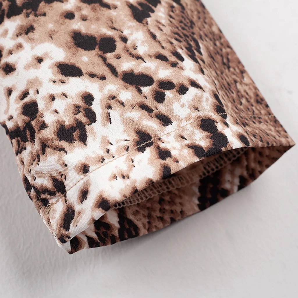 

SAGACE Fashion Ladies Printed Tops 2020 V Neck Snake Pattern T Shirts Long Sleeve Pullover T-shirt Casual Daily Slim Tops Tunic