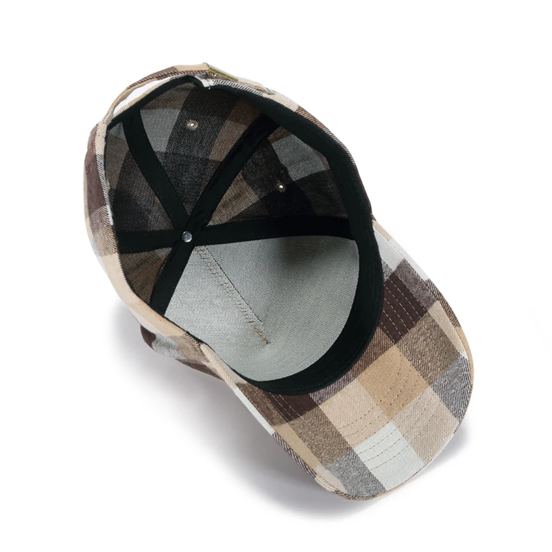 TOHUIYAN, мягкая хлопковая клетчатая бейсболка, мужская, женская, Bone Gorras, Snapback, шапка, весна-лето, Регулируемая Кепка, s, для отдыха, Casquette, шапки