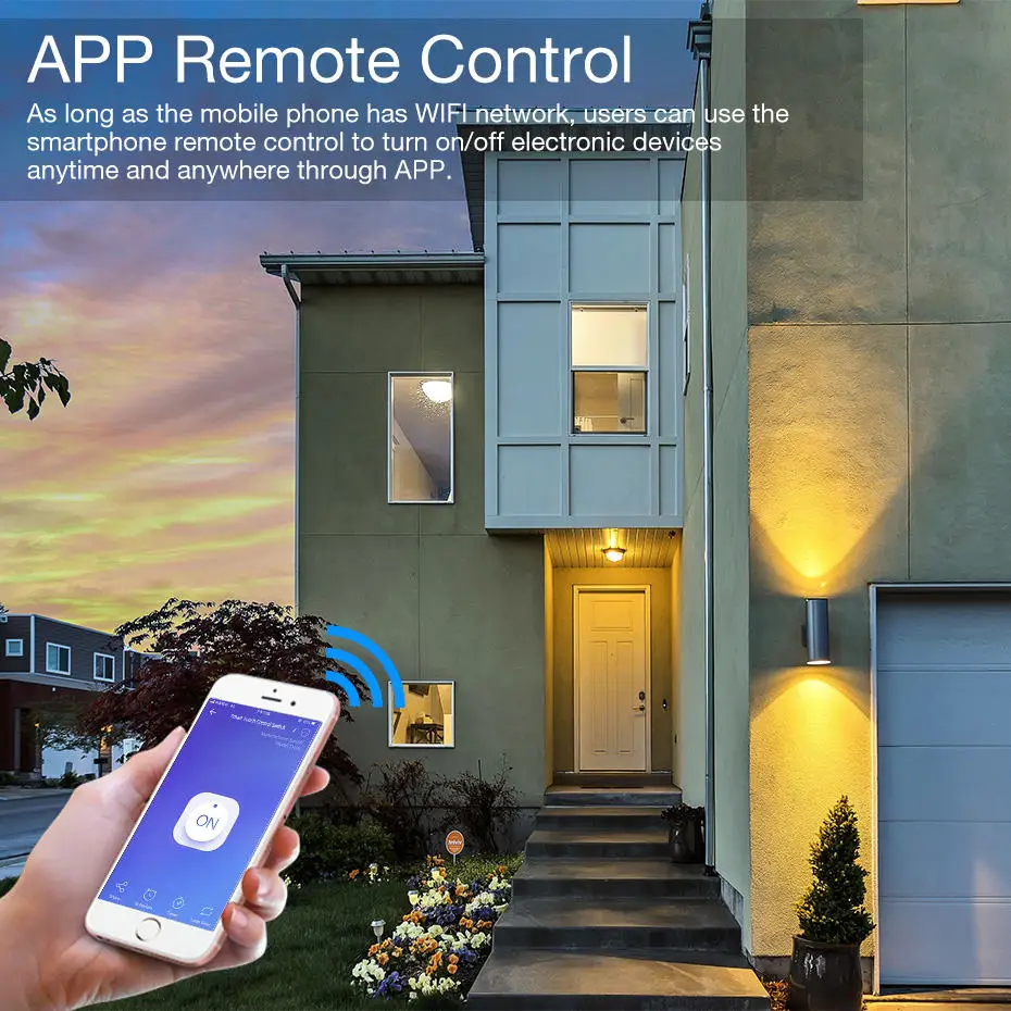 Умный сенсорный выключатель с поддержкой Wi-Fi и управлением через приложение |