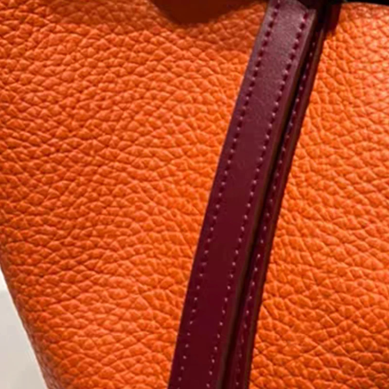 Сумка-мешок из натуральной кожи с замшевой подкладкой Классическая сумочка на