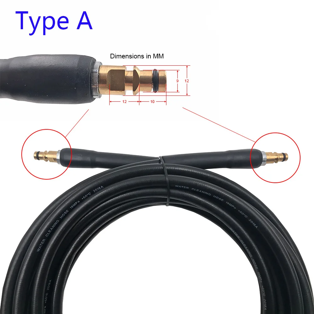 6 8 10 15 meters High Pressure Washer Hose Car Water Cleaning Extension for Karcher K-series Cleaner | Автомобили и мотоциклы