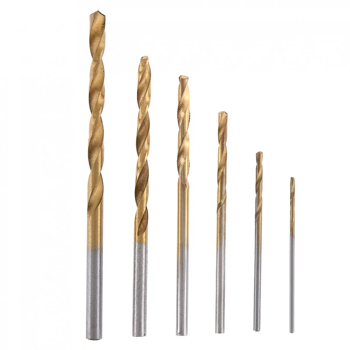 

60pcs/lot High Speed Metric HSS Twist Drill Bits Coated Set 1.0MM - 3.5MM Stainless Steel Small Cutting Resistance