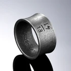 Модное кольцо из нержавеющей стали Ретро Личность Свадьба Обручальное цифровое ювелирное изделие креативный подарок для пары оптовая продажа