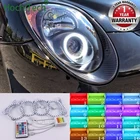 Для Alfa Romeo 2008 - 2015 высокое качество мульти-Цвет Ангельские глазки светодиодный RGB светодиодные фары Halo Кольцо Комплект РЧ пульт дистанционного управления Управление