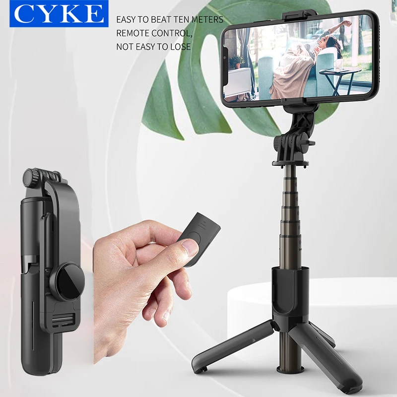 

CYKE L10 Mini Portable Wireless Bluetooths Selfie Stick With Monopod Tripod ForIphone/Android Suitable Huawei Mobile Phone Gopro