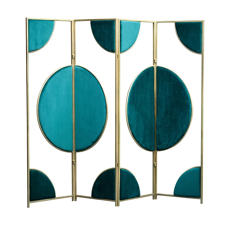 

TT Screen Small Apartment Living Room Partition Decoration Simple and Foldable Mobile Simple Clothing Store European Style