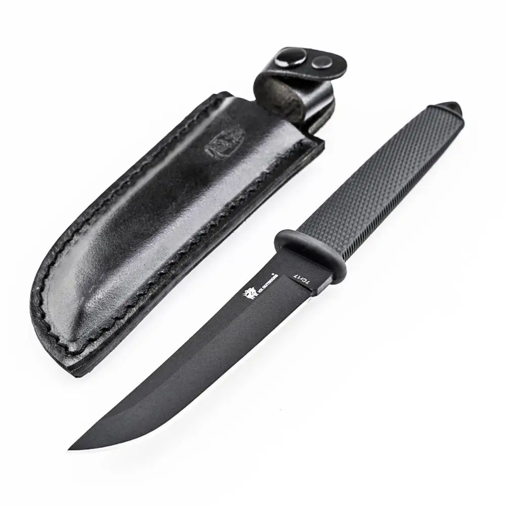 HX OUTDOORS Japan Survival Knife Tactical Hunting Tool Camping Rescue Knives With Leather Sheath Dropshipping | Инструменты