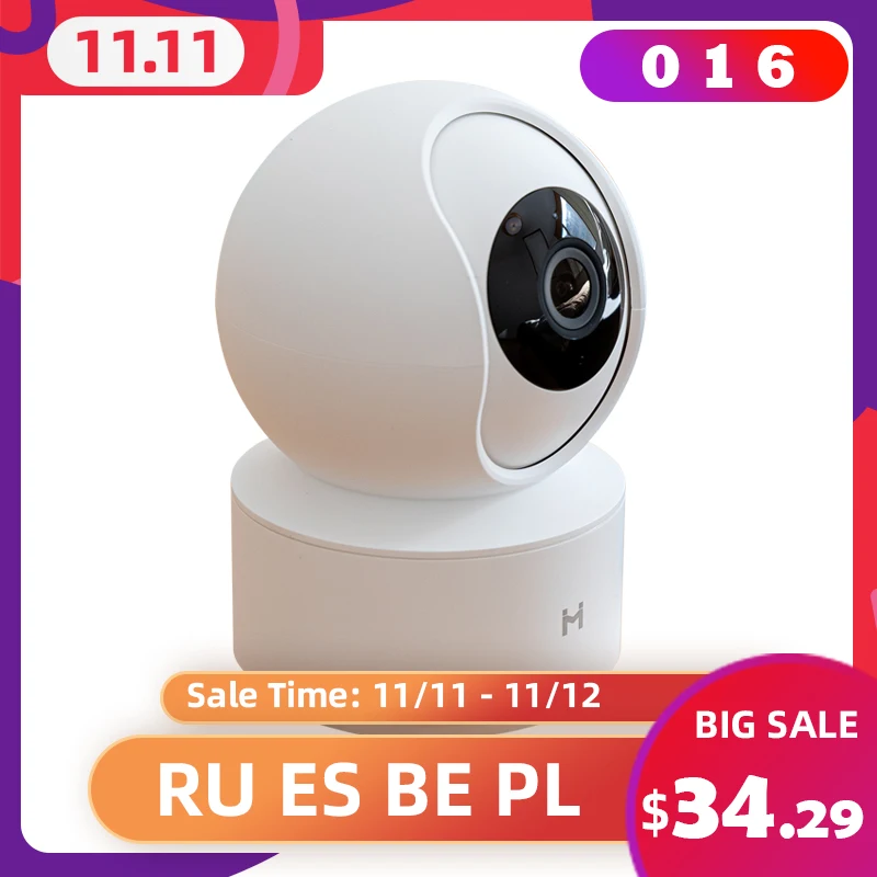 

IMILAB 016 IP Camera Mihome Indoor Home Security WiFi Cameras 1080P Wireless Bi-derection Video Surveillance Camera Baby Monitor