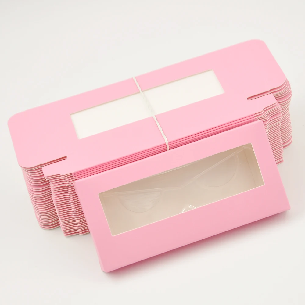 

Wholesale Eyelash Packaging Box Lash Boxes Package Custom Rectangle Blue Glitter Paper Box Eyelash Storage Case Vendors