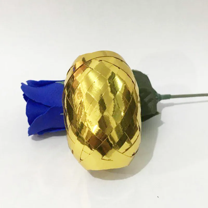 

Gold Ribbon Balloon Accessories Wedding Happy Birthday Party New Year Christmas Gift Decoration Omelet Silver Blue Ballon Ribbon