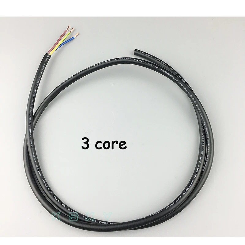 10 м резиновый мягкий кабель 18 AWG 0 5 75 мм 2 провода питания 2/3 контактов медный