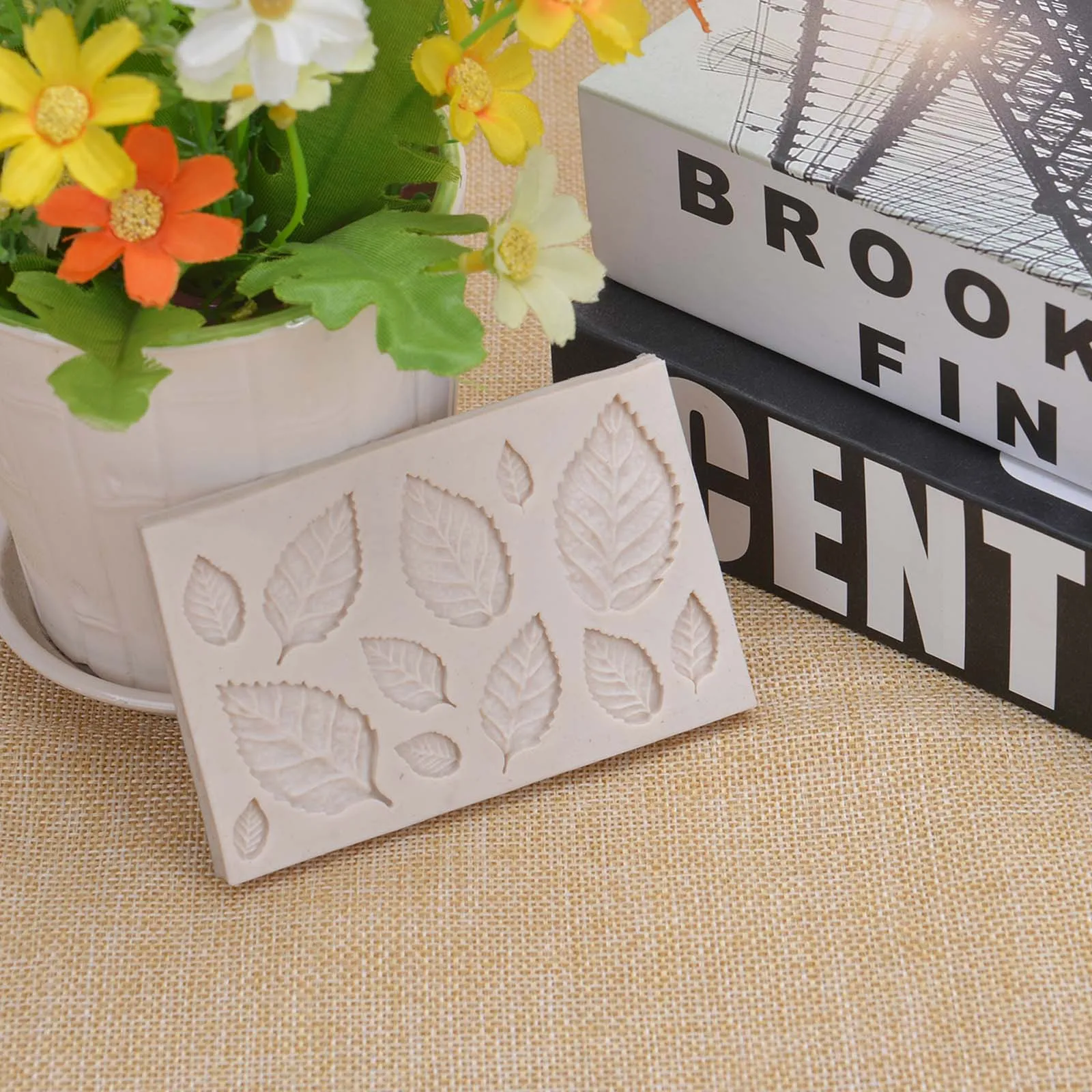 1 шт. дерево/клен силиконовая форма в виде листка помадка торт декоративное