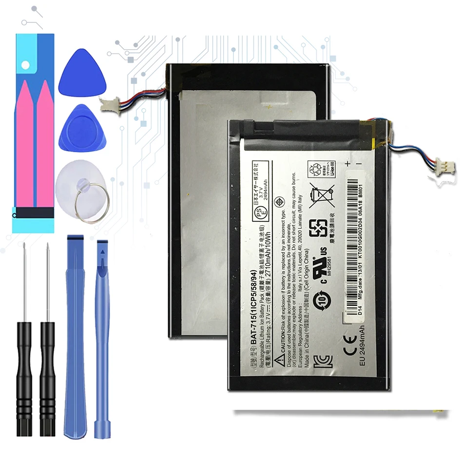 Аккумулятор для планшета Acer Iconia Tab B1 A71 2710 мАч BAT 715 с Трек кодом|Батареи планшетов и
