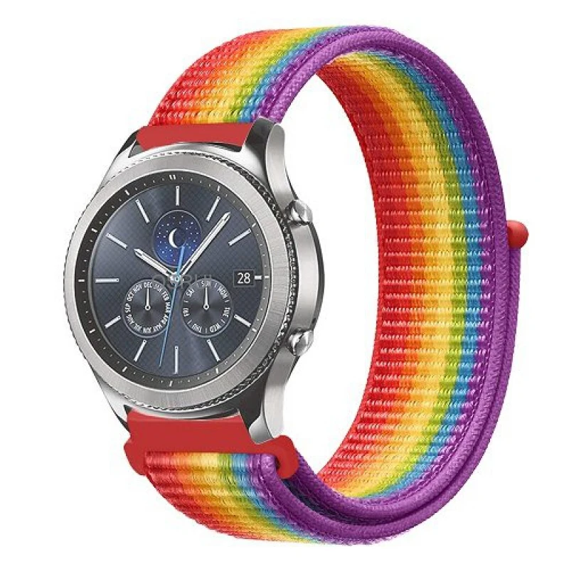 Gear s3 22 мм ремешок для samsung galaxy watch 46 мм 42 мм ремешок для часов gear s2 20 мм спортивный нейлоновый amazfit gtr huawei аксессуары для часов
