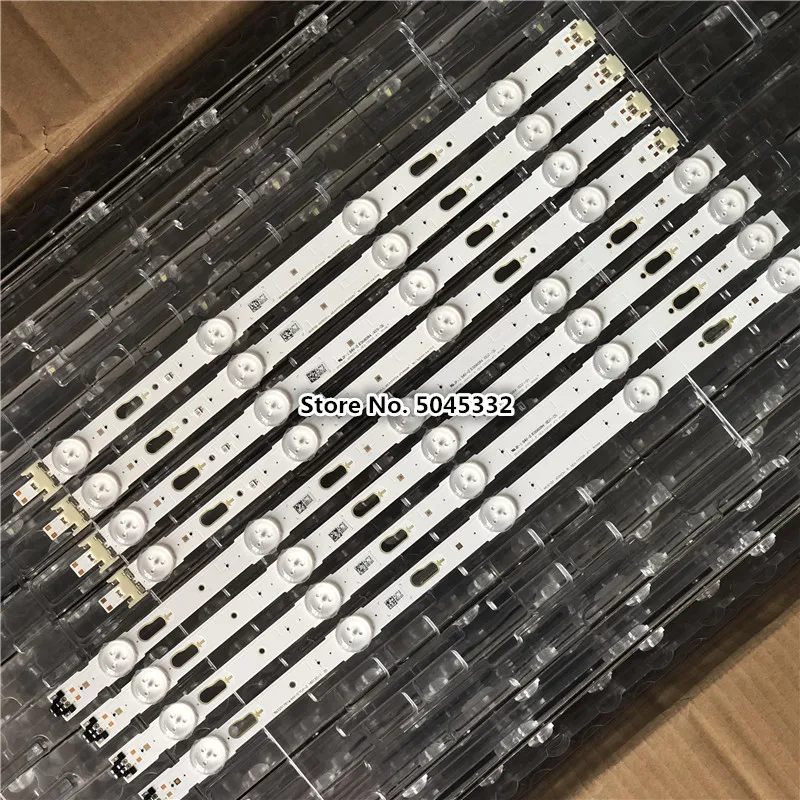 1 комплект = 8 шт Светодиодная лента-подсветка для samsung tv MU6100-40INCH-R/L-5EA-170724-4* 1 4+ 5 СВЕТОДИОДНЫЙ s