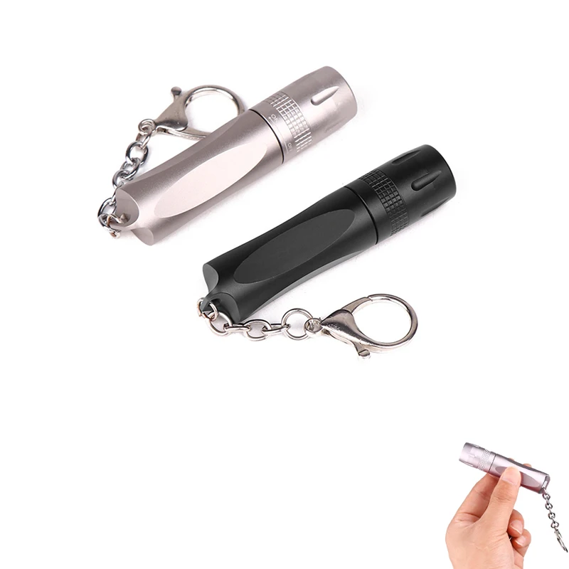 

New Powerful Tactical LED small flashlight handheld mini portable flashlight with key chain strong light T6 Camping Lamps