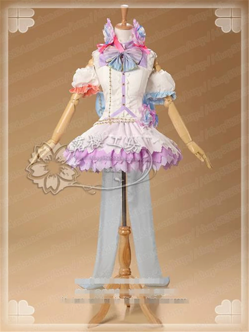 Костюм для косплея Нико Ядзава из аниме Love Live белое платье на День святого