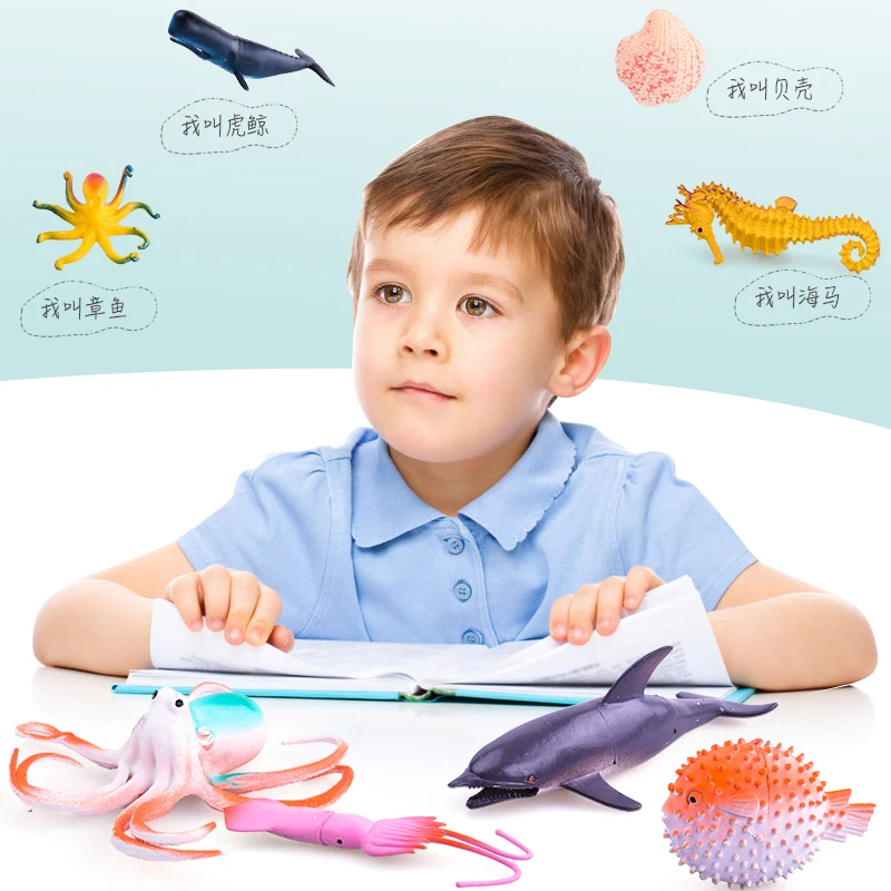 16-20 шт. мягкая модель динозавра из морских животных детская игрушка убийца