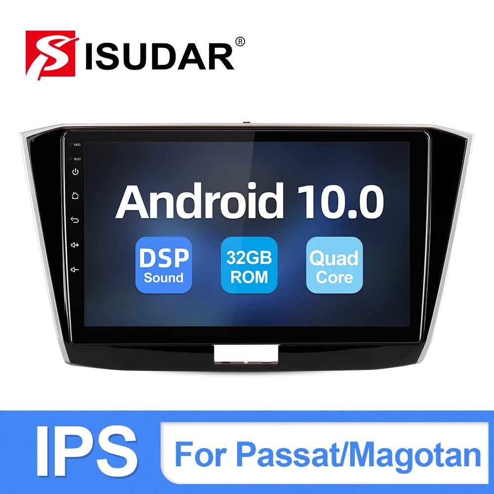 Автомобильный радиоприемник ISUDAR Android 10 VW/Passat b8 Magotan 2015-Автомобильный
