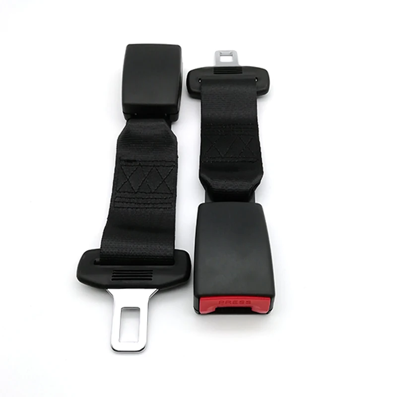 

9inch Pair Black Car Seat Seatbelt Safety Extender Belt Clips Extension Buckle