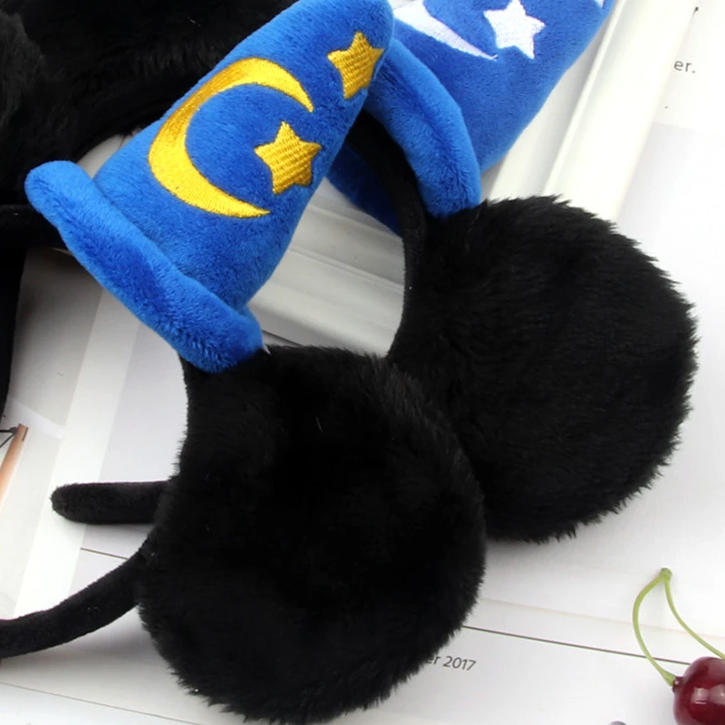 Navidad Минни уши мышь рога Косплей заколки для волос праздничные аксессуары детей