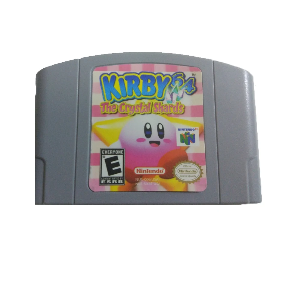 Игровая карта Kirby 64 Bit Game The Crystal Shards, американская версия, английская игровая карта NTSC от AliExpress WW