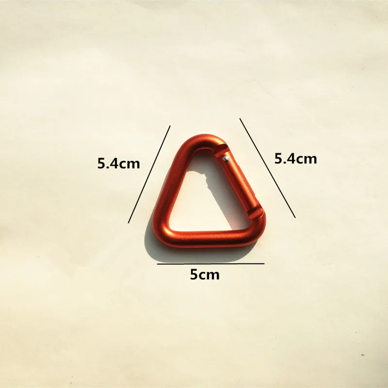 1 шт. оранжевый карабин треугольный многоцелевая Пряжка защелкивающийся крючок