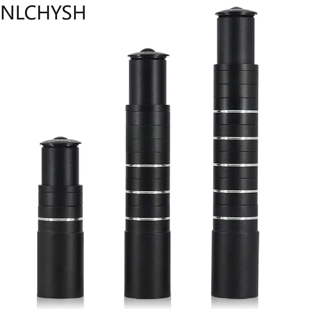 

115/180/210mm Bicycle Handlebar Extender Fork Stem Rise Up Extension Heads Up Black Bike Fork Extender MTB Cycling Bike Part