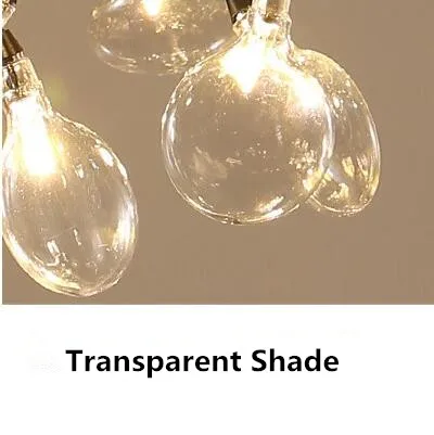 transparent shade Современный Светлячок светодиодный светильник-люстра стильная ветка дерева люстра лампа декоративный Светлячок потолочный светильник подвесной светильник ing - Цвет абажура: transparent shade