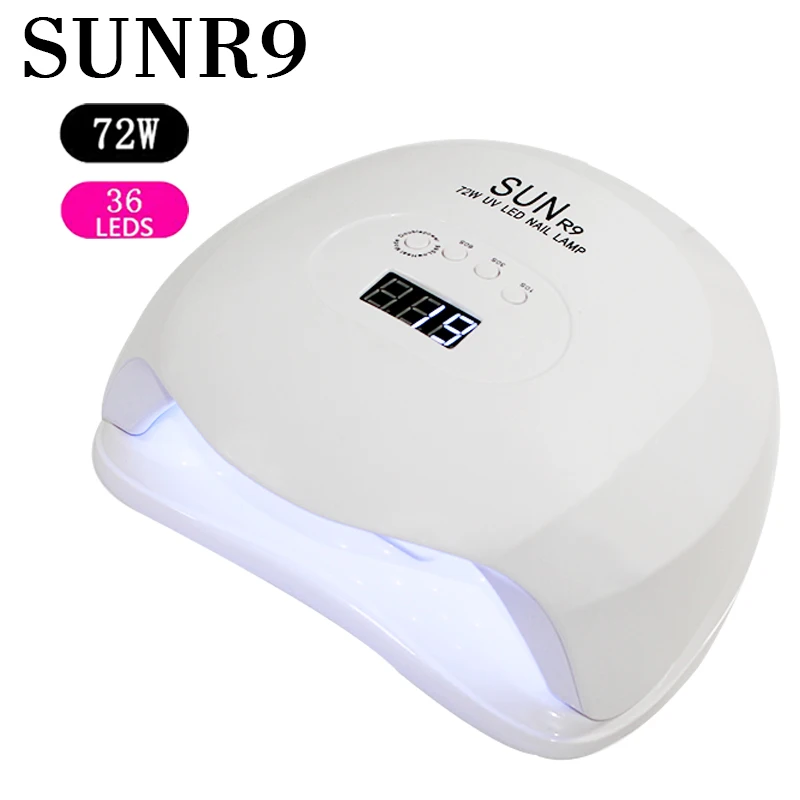 24/72/80W LED 2In UV LED Nail Lamp Infrared induction 10/30/60/99s with Nail Duct Suction 2 Fan Vacuum Cleaner For Manicure Tool - Цвет: 72w