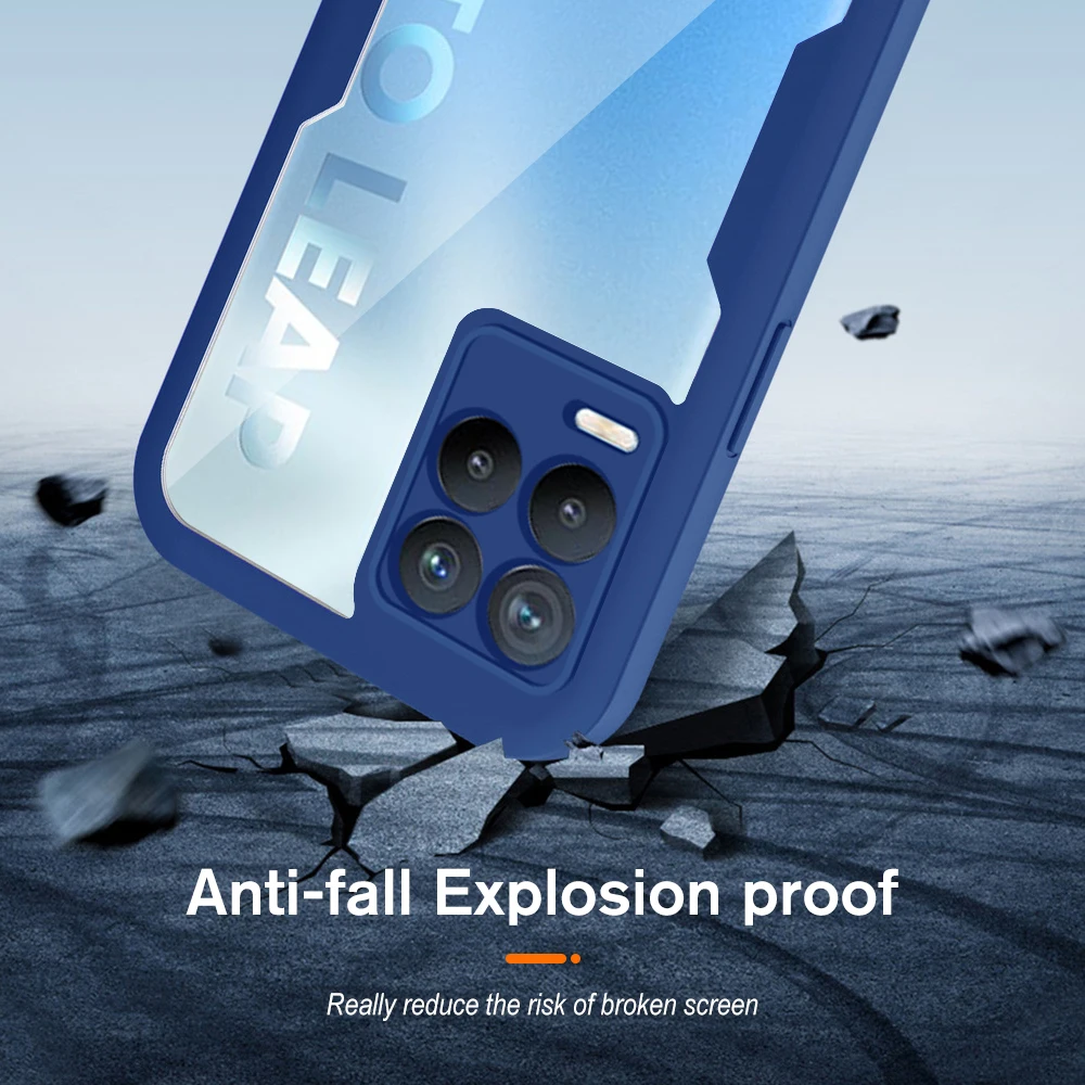 360° frontback full protection soft silicone phone shell realmi 8 pro case for oppo realme 8 pro 8pro 6 4 2021 anti fall cover free global ship