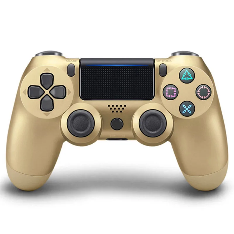 Wireless Gold Bluetooth беспроводной/проводной джойстик для PS4 контроллер подходит для Mando ps4 консоль для Playstation Dualshock 4 геймпад для PS3 - Цвет: Wireless Gold