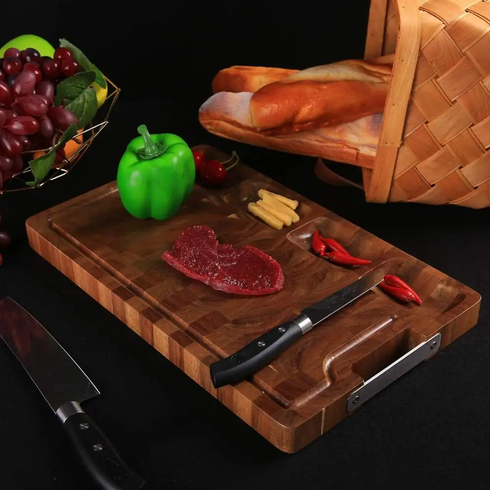 Разделочная доска из дерева акации для кухни разделочная сыра и колбасы с 4