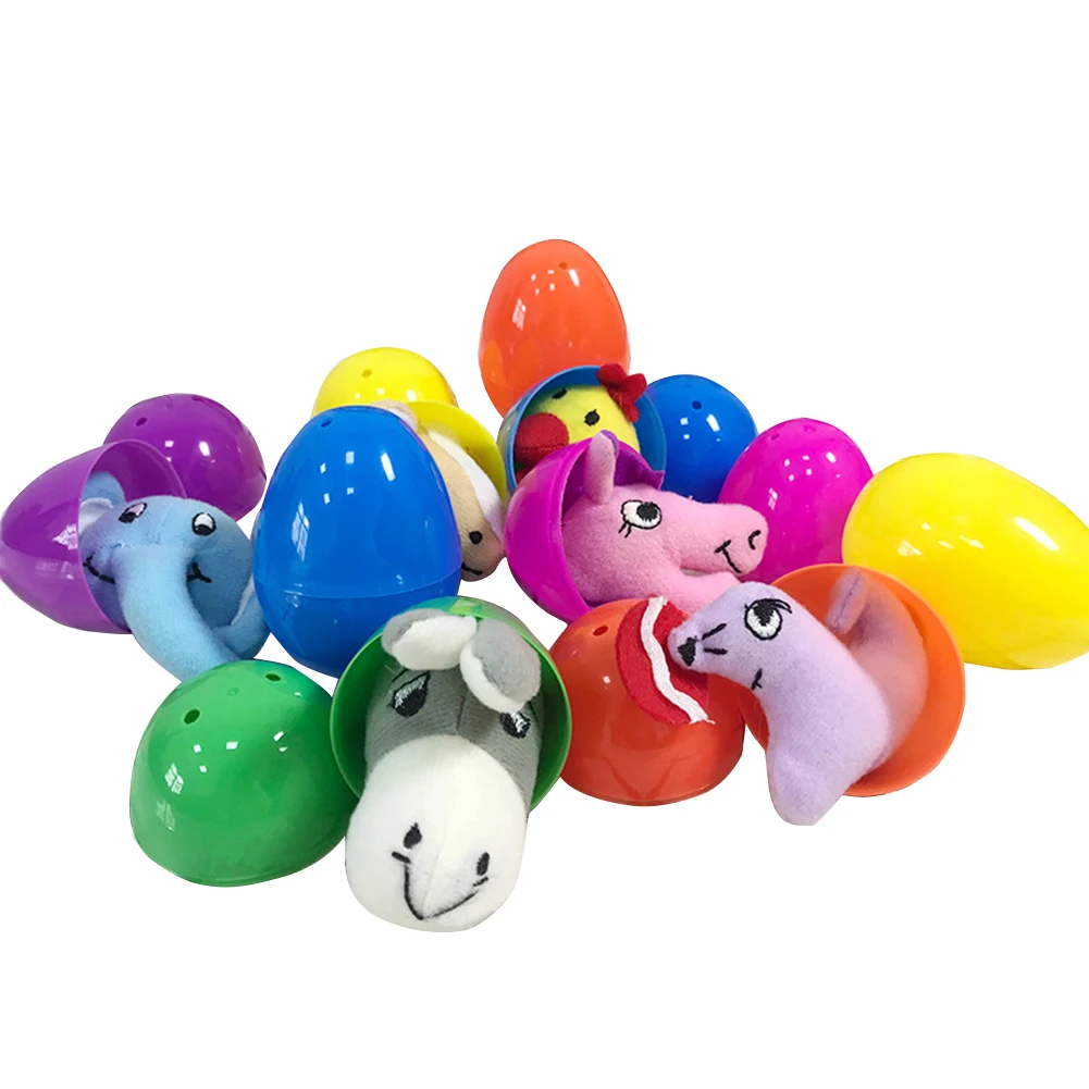 Разноцветное пасхальное яйцо, инновационное открывающееся яйцо-сюрприз, имитация яичной скорлупы, куклы, игрушки для детей