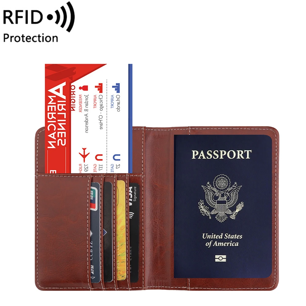 Кожаный чехол с бесплатной гравировкой Wakanda блокировкой Rfid многофункциональный