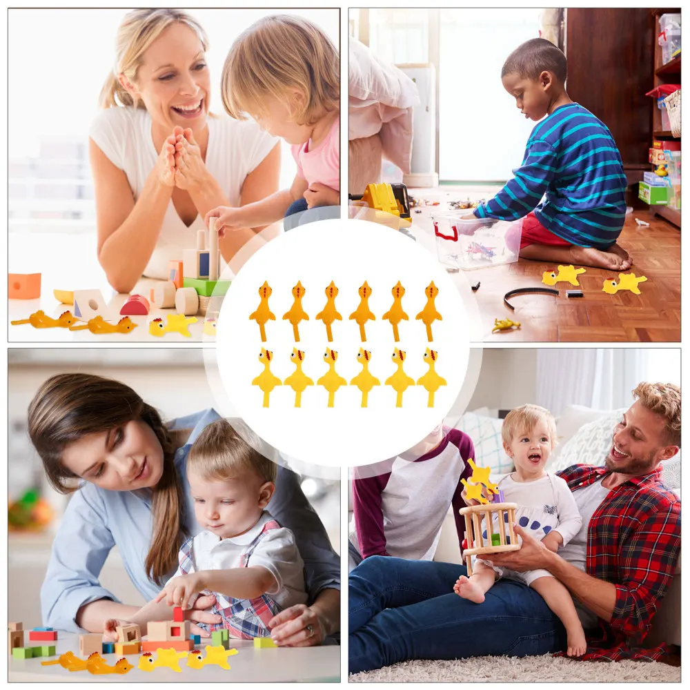 

12pcs Chicken Slingshot Toys Baby Prank Props Prank Toys Finger Slingshot Toys
